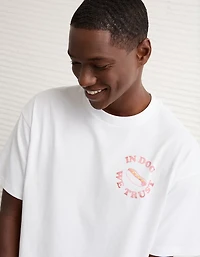 T-shirt à image droit aliment AE