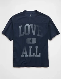 AE Pride Boxy Graphic Football T-Shirt