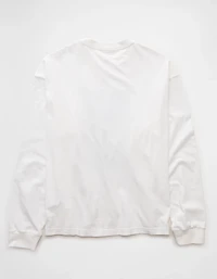 T-shirt droit à manches longues et image Destination AE