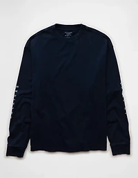 AE Boxy Long Sleeve Destination Graphic T-Shirt