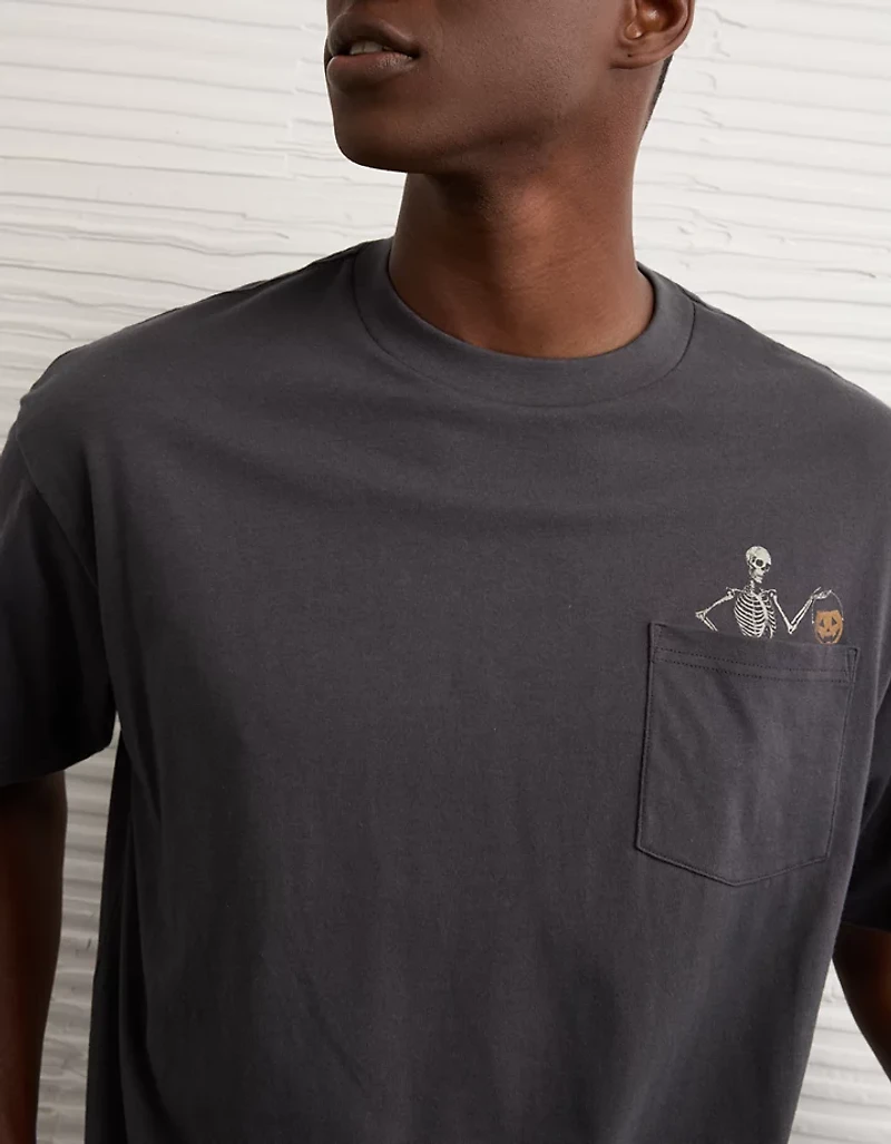 AE Boxy Halloween Graphic T-Shirt