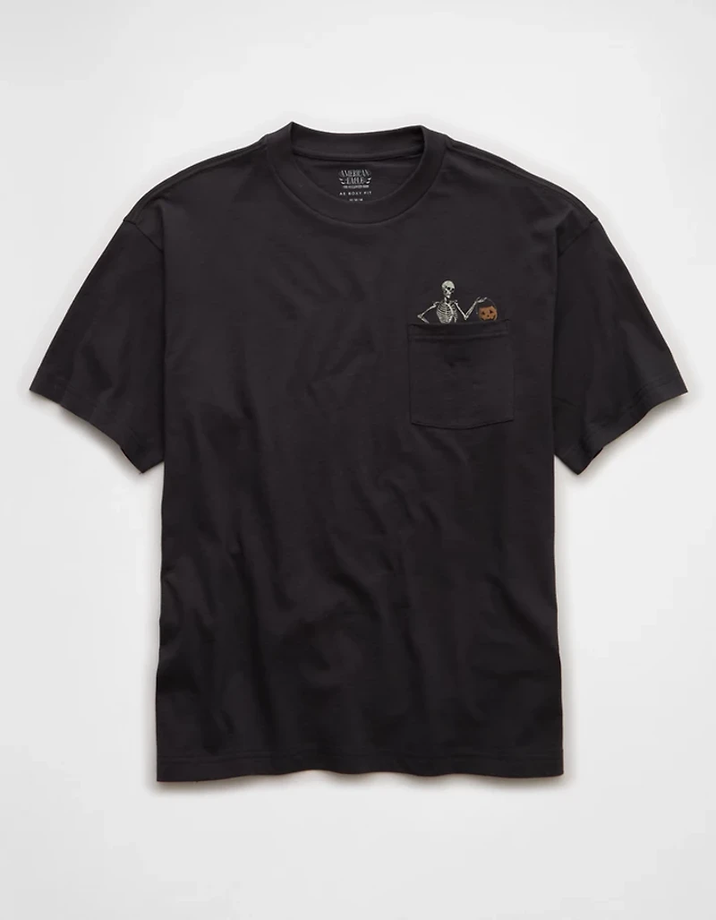 AE Boxy Halloween Graphic T-Shirt