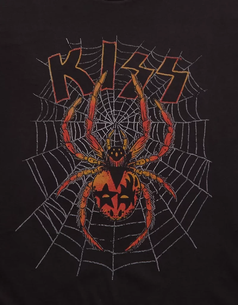 AE Boxy Kiss Halloween Graphic T-Shirt