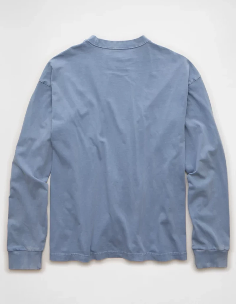 AE Boxy Long Sleeve Destination Graphic T-Shirt