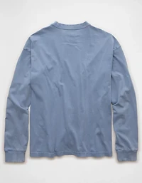 AE Boxy Long Sleeve Destination Graphic T-Shirt