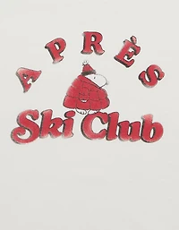 AE Boxy Long Sleeve Snoopy Graphic T-Shirt