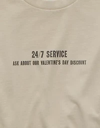 T-shirt à image Saint-Valentin droit AE