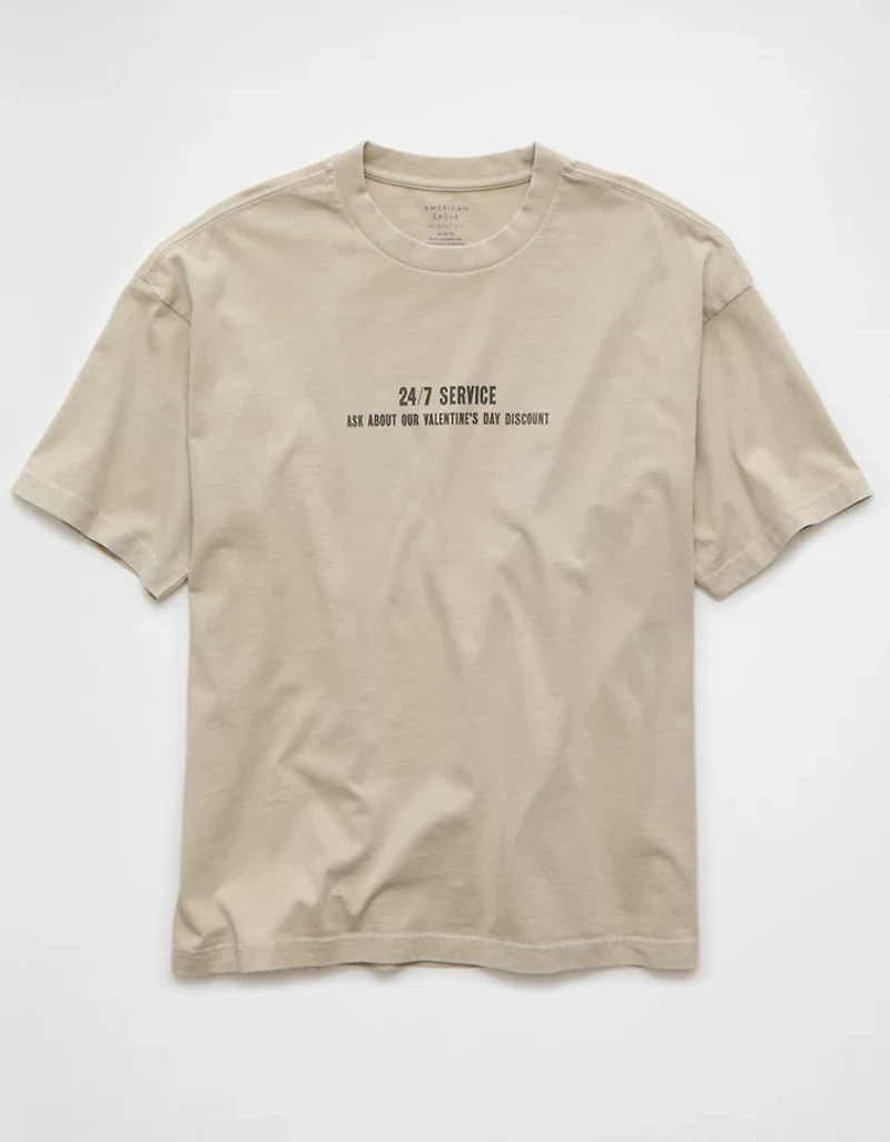 T-shirt à image Saint-Valentin droit AE