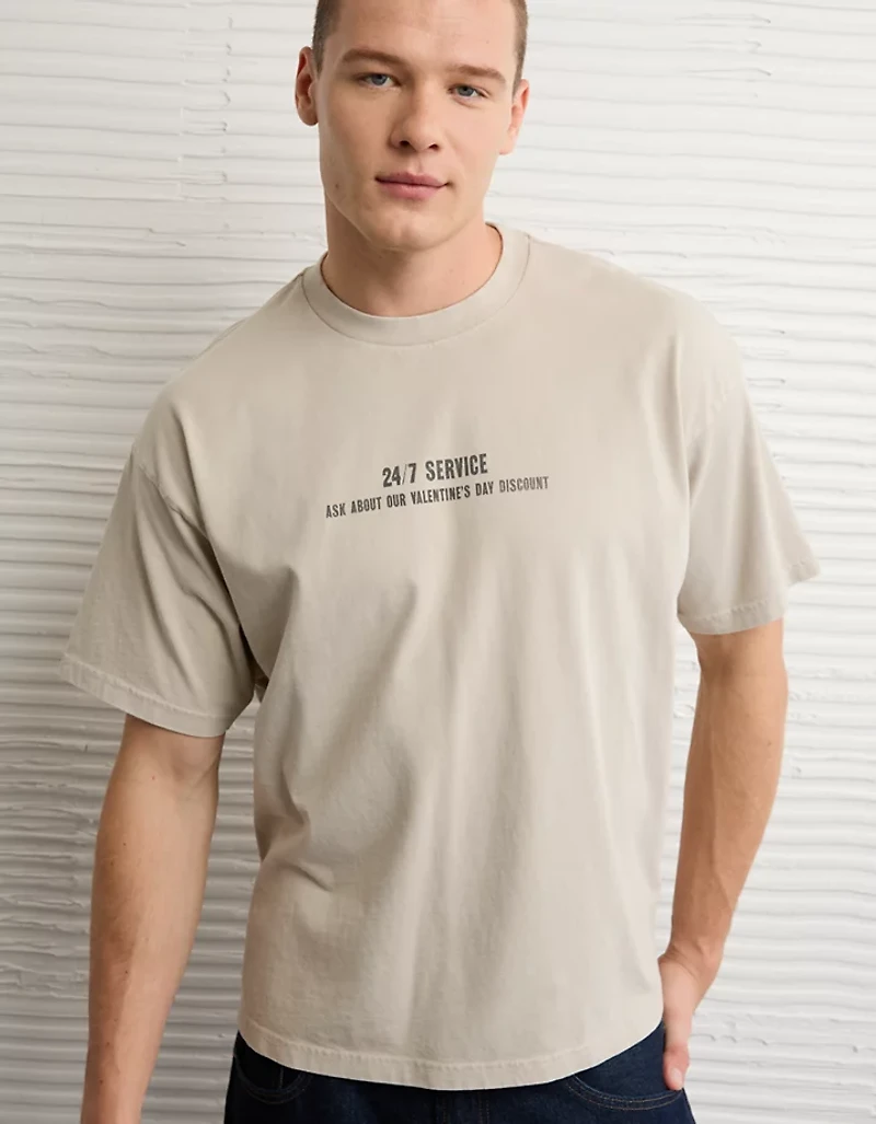 T-shirt à image Saint-Valentin droit AE