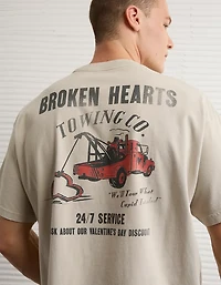 T-shirt à image Saint-Valentin droit AE