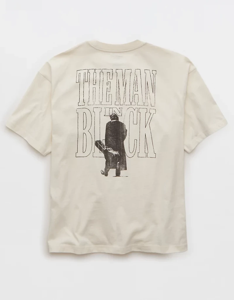 AE Boxy Johnny Cash Graphic T-Shirt