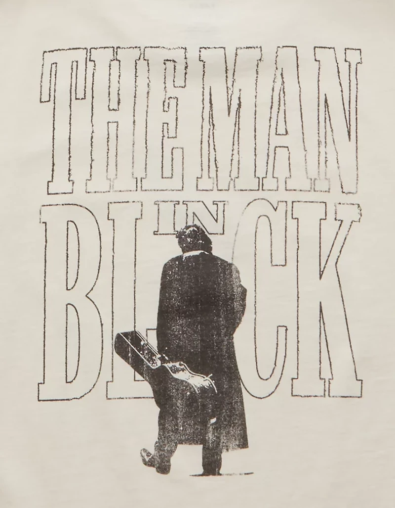 AE Boxy Johnny Cash Graphic T-Shirt