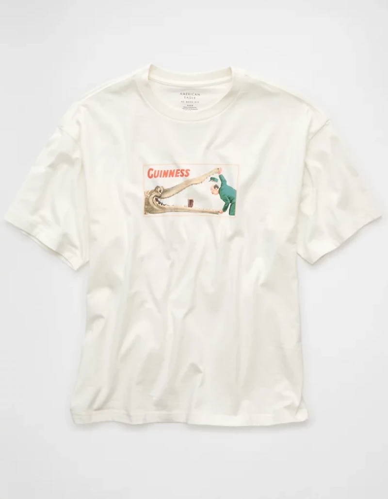 T-shirt droit à imprimé Guinness AE