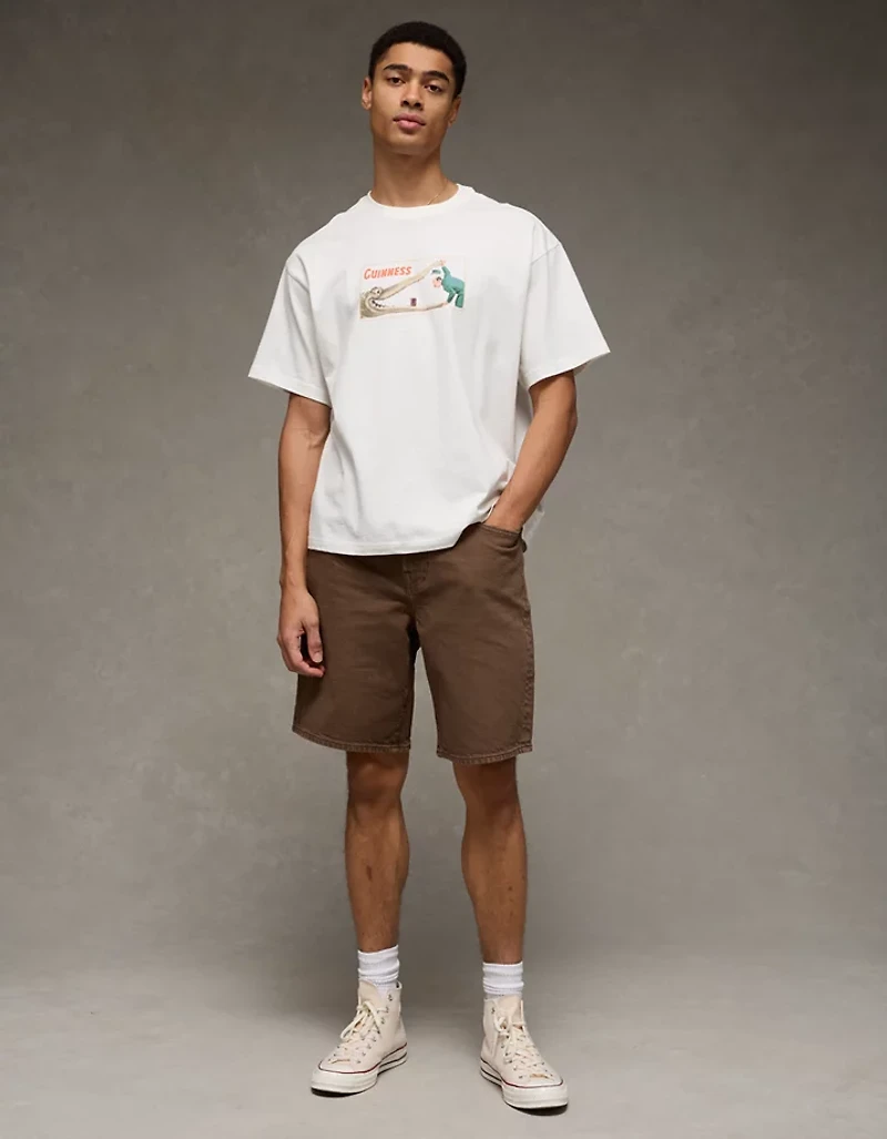T-shirt droit à imprimé Guinness AE