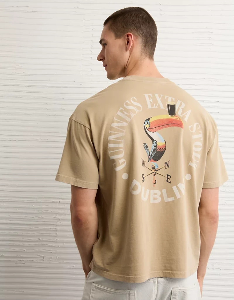 AE Boxy Guinness Graphic T-Shirt