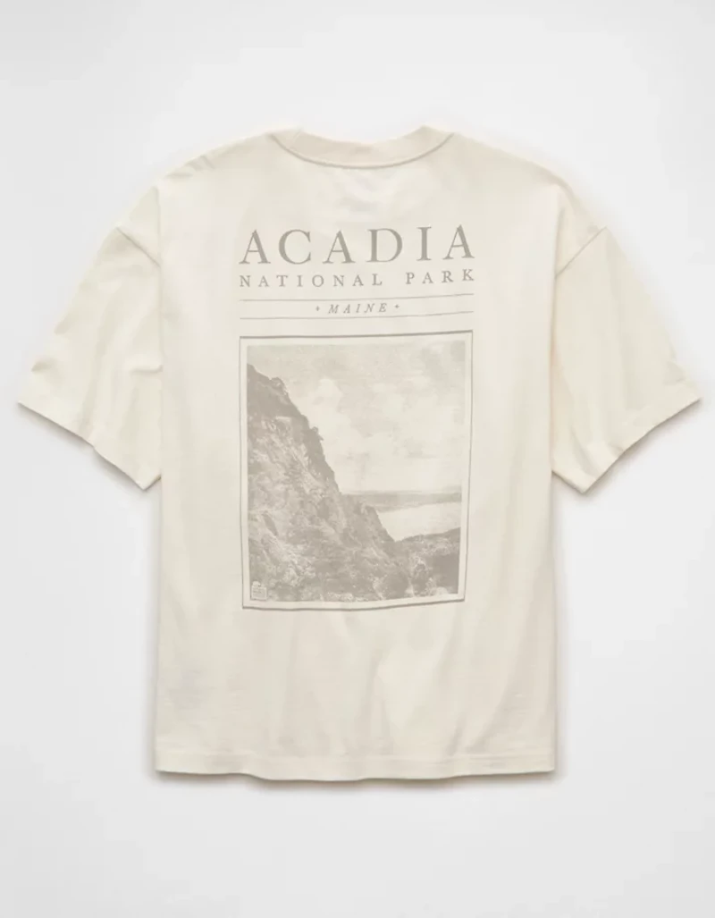 AE Boxy Acadia Nat'l Park Graphic T-Shirt