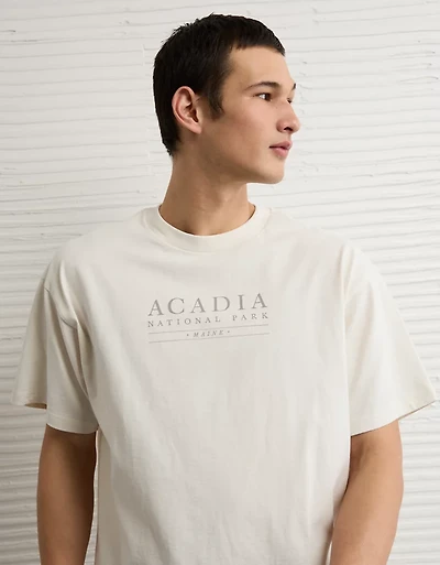AE Boxy Acadia Nat'l Park Graphic T-Shirt