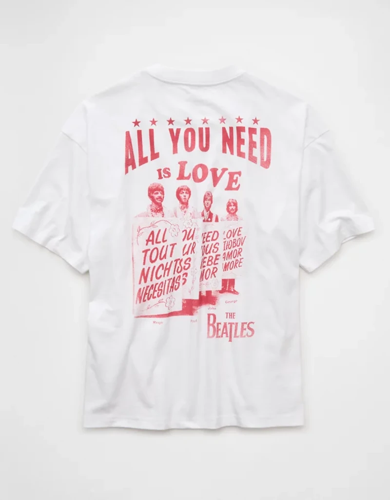 AE Boxy The Beatles Graphic T-Shirt