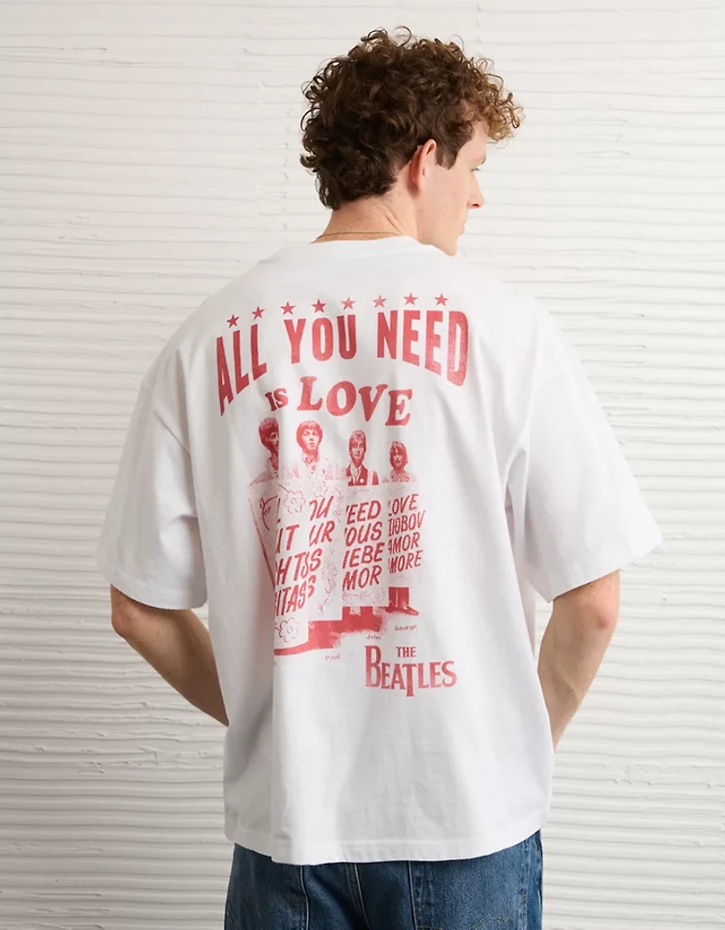 AE Boxy The Beatles Graphic T-Shirt