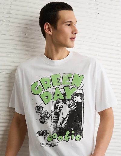 AE Boxy Green Day Graphic T-Shirt