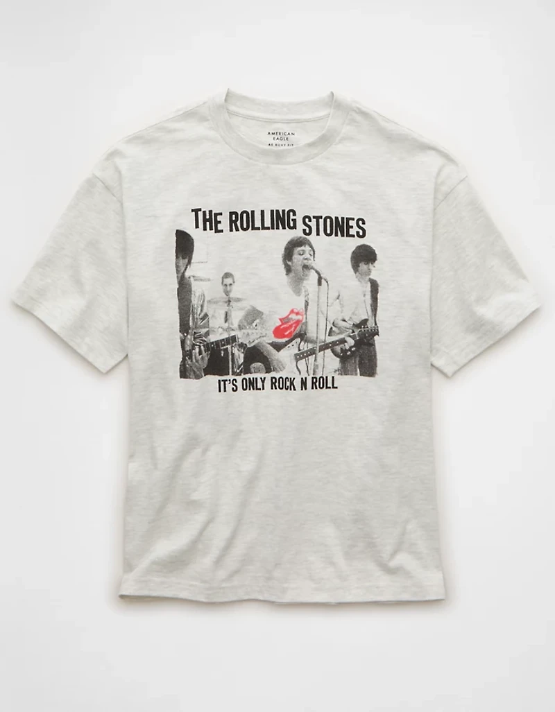 AE Boxy The Rolling Stones Graphic T-Shirt