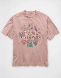 AE Boxy Red Hot Chili Peppers Graphic T-Shirt