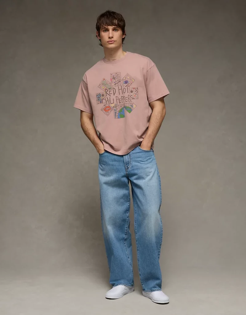 AE Boxy Red Hot Chili Peppers Graphic T-Shirt