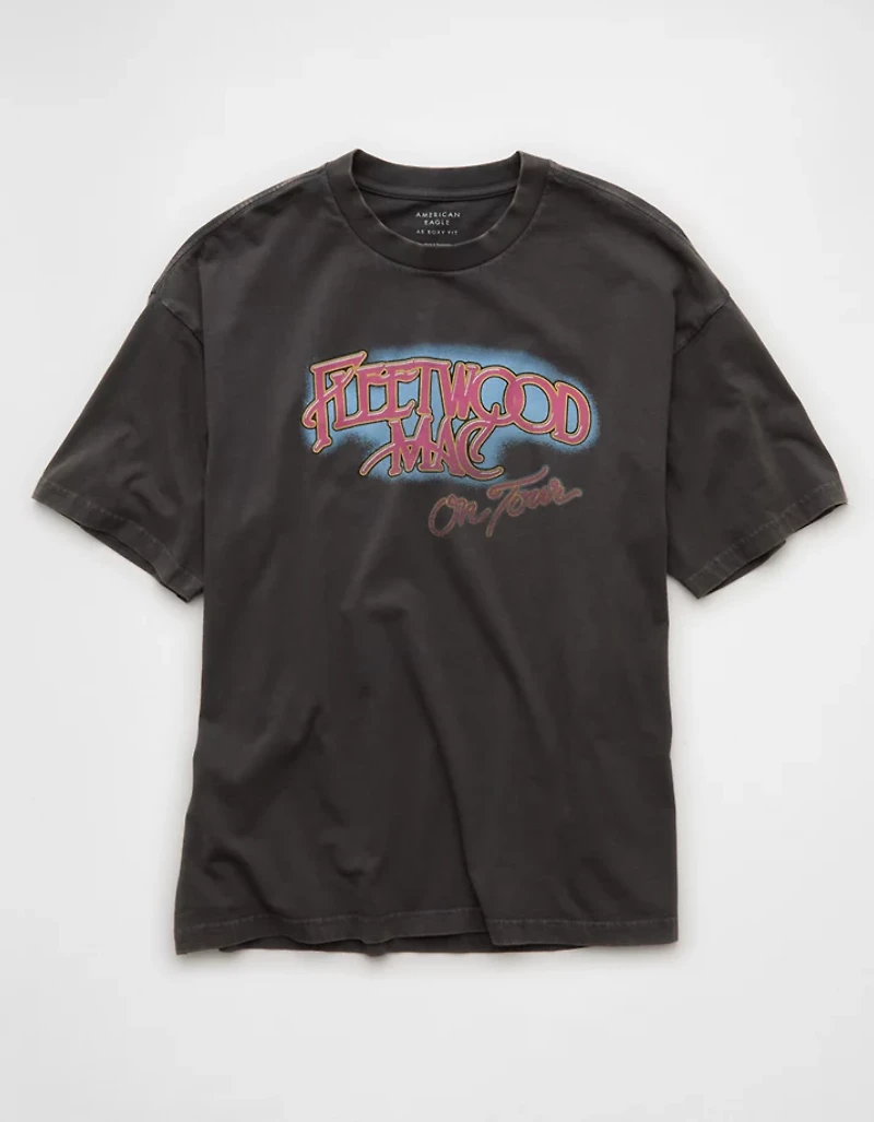AE Boxy Fleetwood Mac Graphic T-Shirt