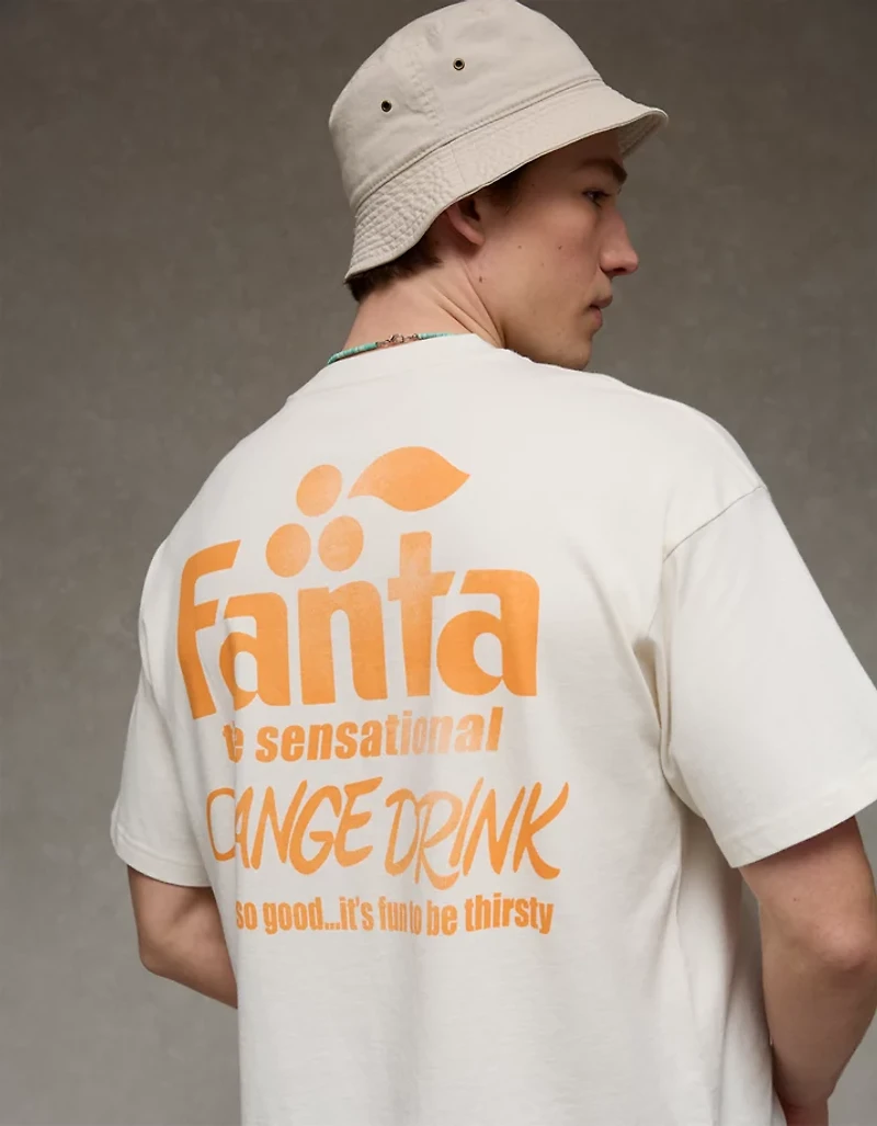 T-shirt droit à image Fanta AE
