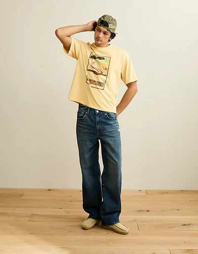 AE Boxy Rolling Stones Graphic T-Shirt