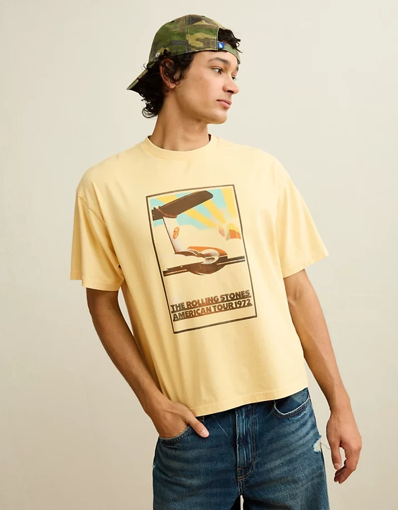 AE Boxy Rolling Stones Graphic T-Shirt
