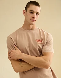 AE Boxy Miller Beer Graphic T-Shirt