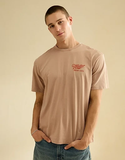 AE Boxy Miller Beer Graphic T-Shirt