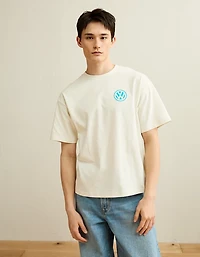T-shirt à image de coupe droite Volkswagen AE