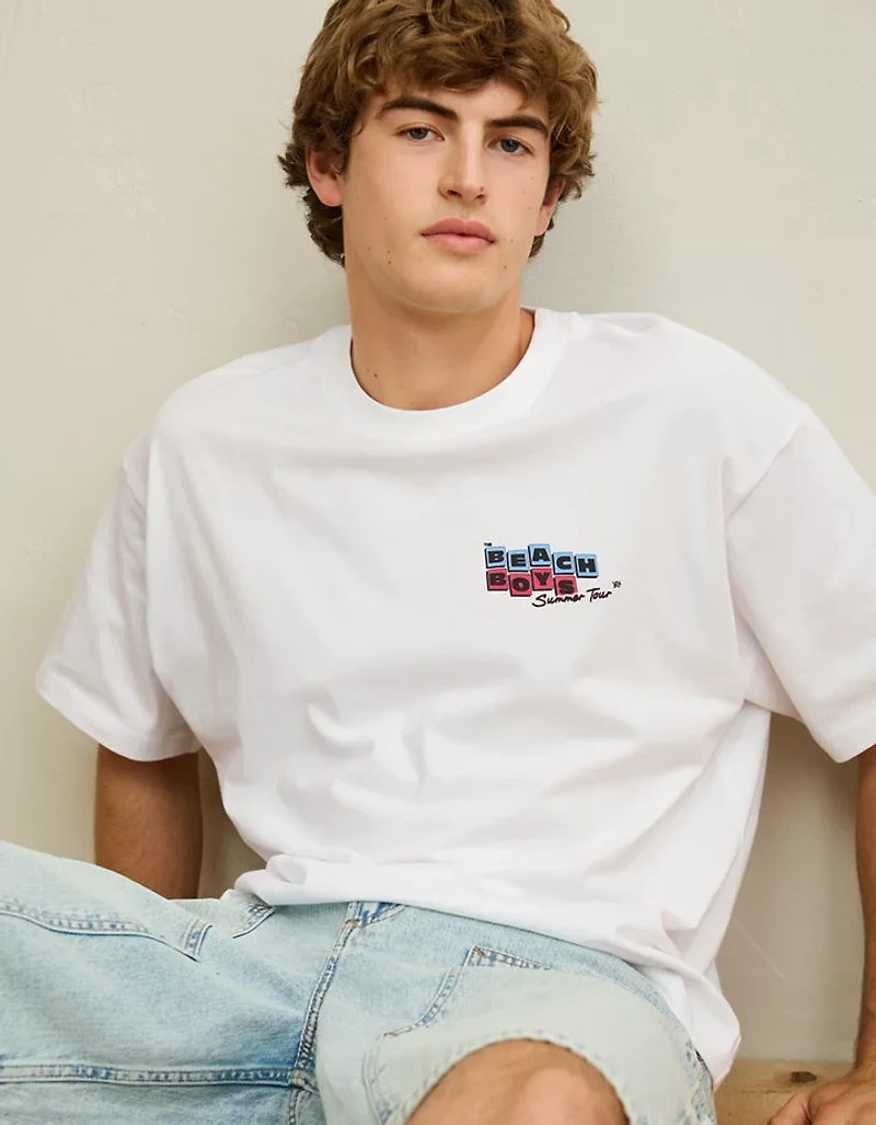 AE Boxy Beach Boys Graphic T-Shirt