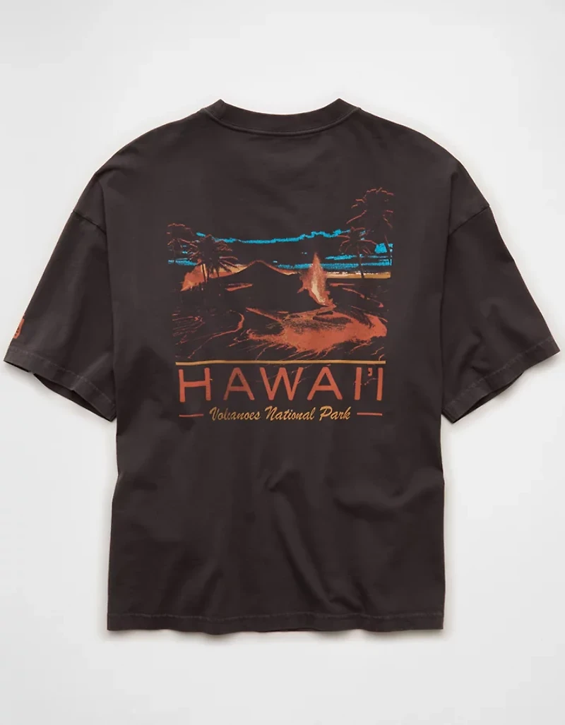 AE Boxy Hawaii National Park Graphic T-Shirt