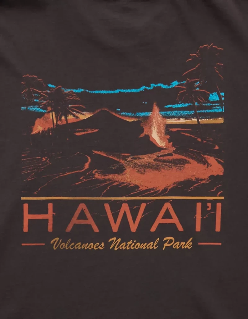 AE Boxy Hawaii National Park Graphic T-Shirt