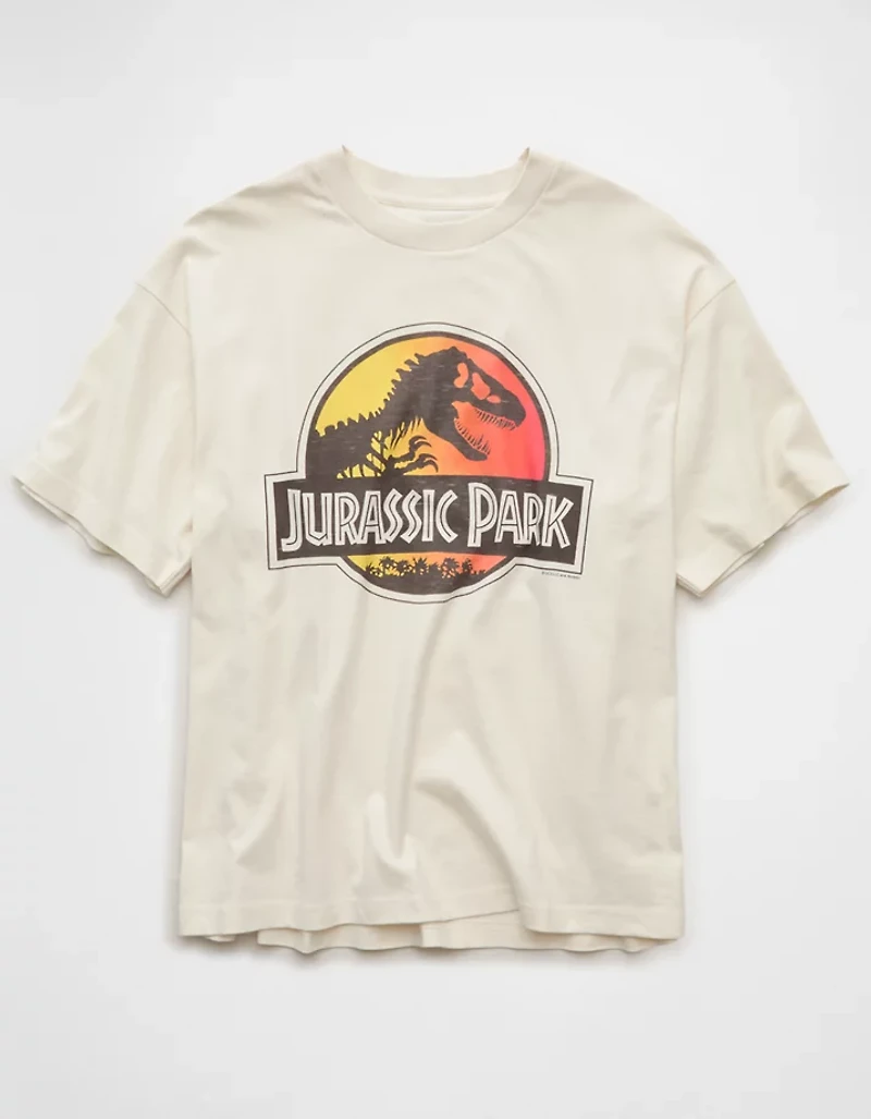 AE Boxy Jurassic Park Graphic T-Shirt