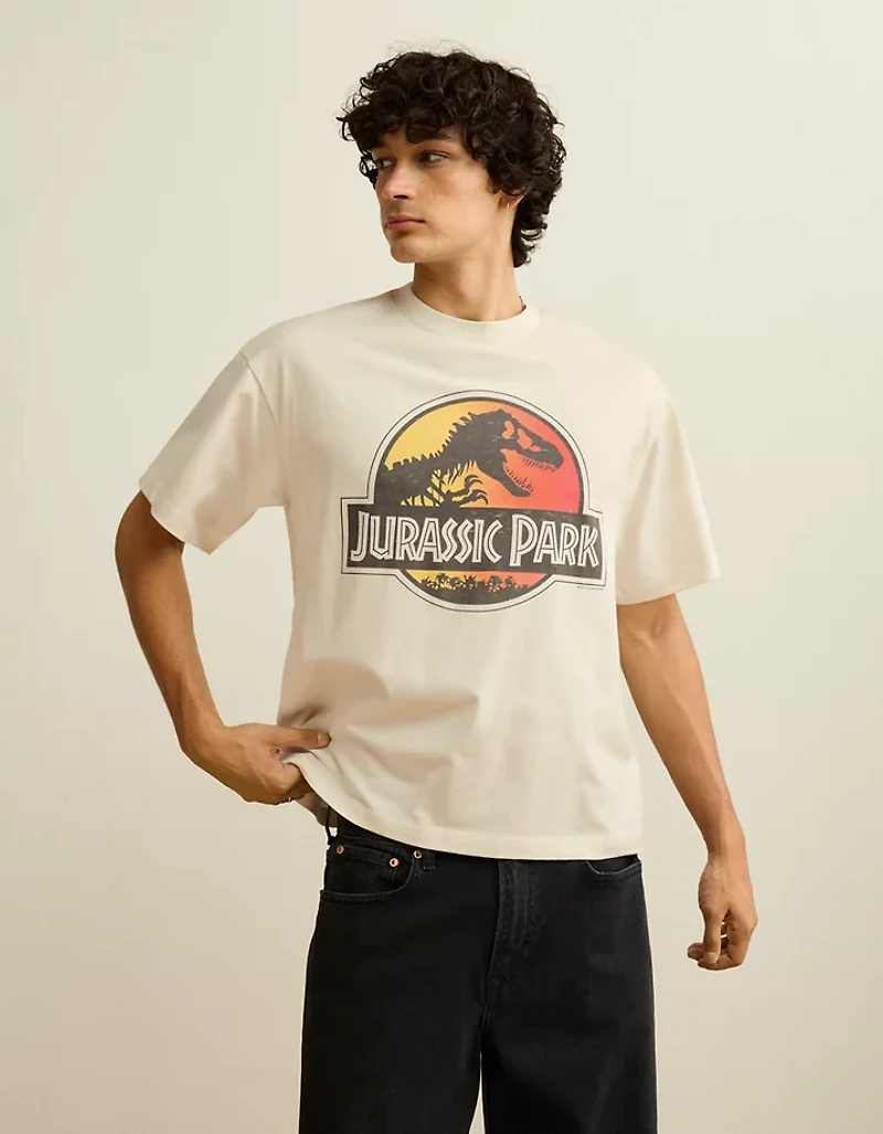 AE Boxy Jurassic Park Graphic T-Shirt