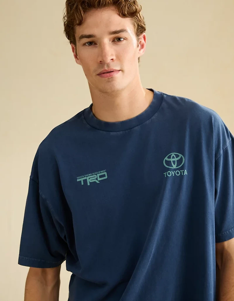 T-shirt à image Toyota coupe droite AE