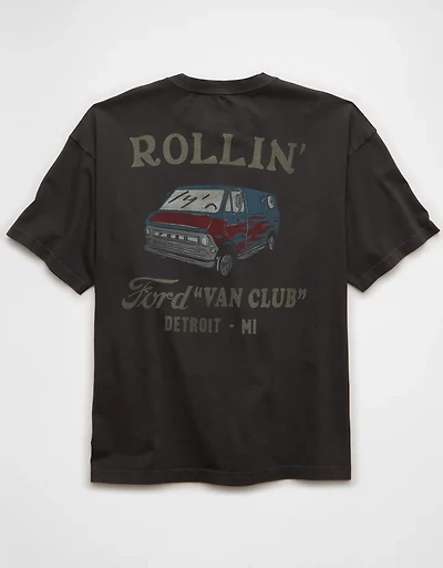 T-shirt à image Ford coupe droite AE