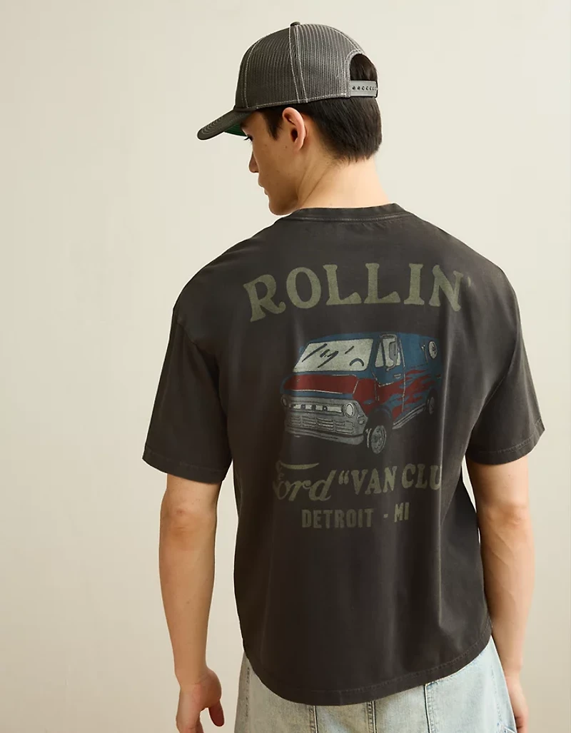 AE Boxy Fit Ford Graphic T-Shirt