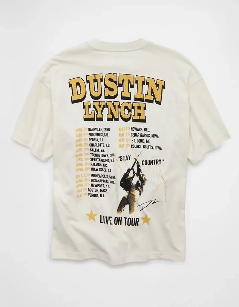 T-shirt à image de coupe droite Dustin Lynch AE