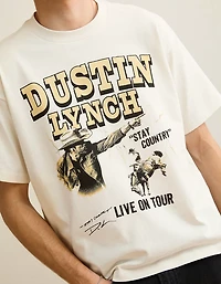 T-shirt à image de coupe droite Dustin Lynch AE