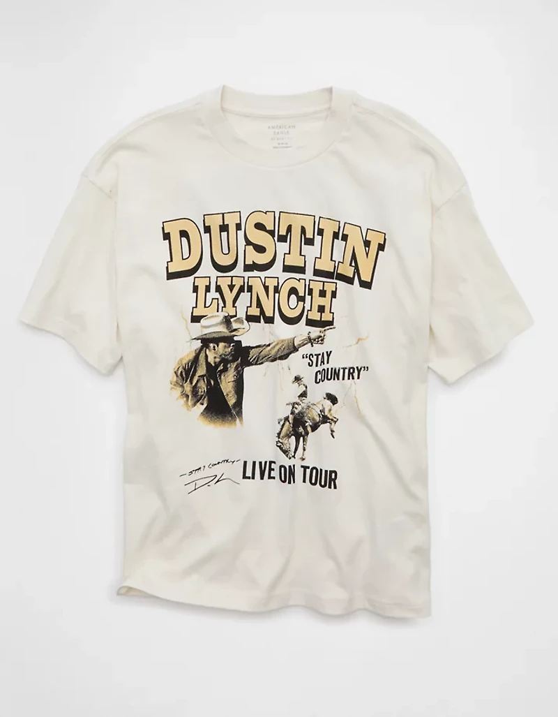 T-shirt à image de coupe droite Dustin Lynch AE