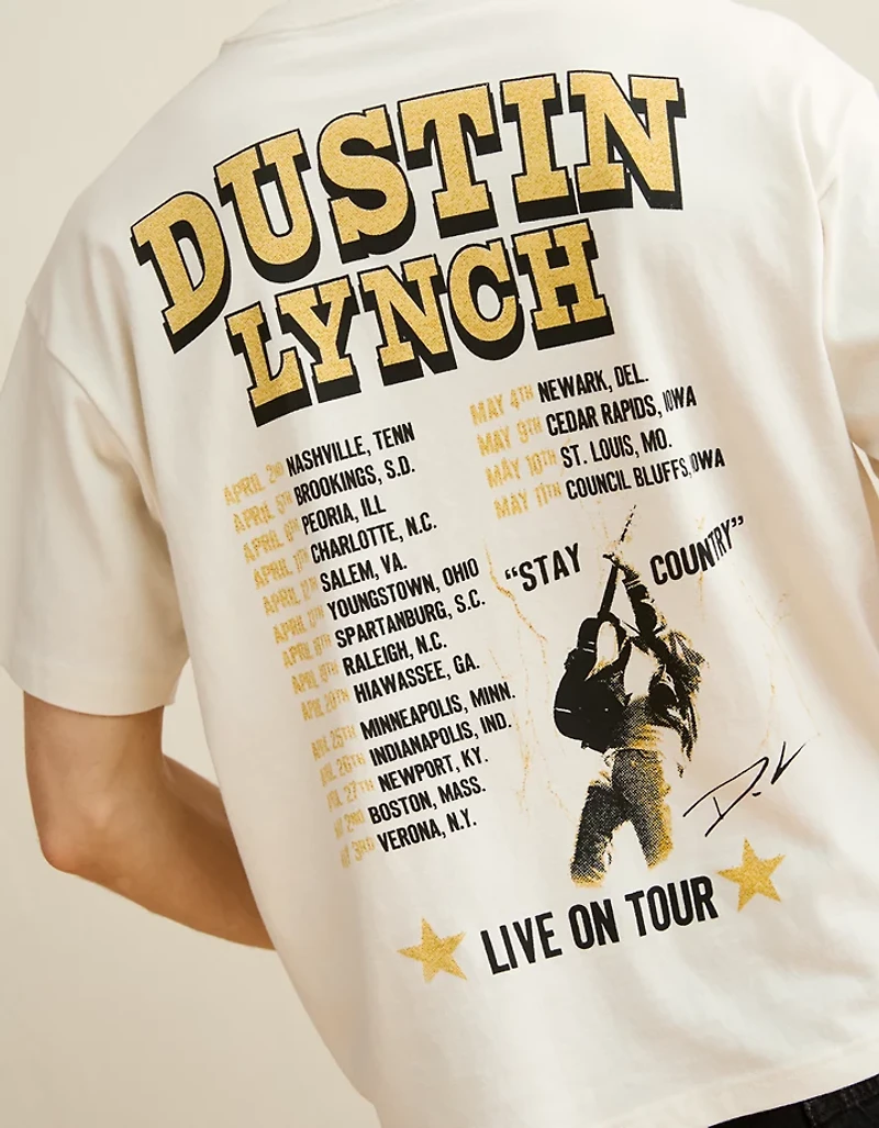 T-shirt à image de coupe droite Dustin Lynch AE
