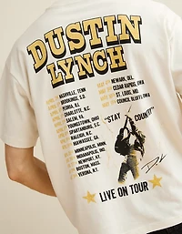 T-shirt à image de coupe droite Dustin Lynch AE