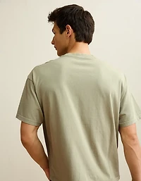 AE Boxy Riley Green Graphic T-Shirt