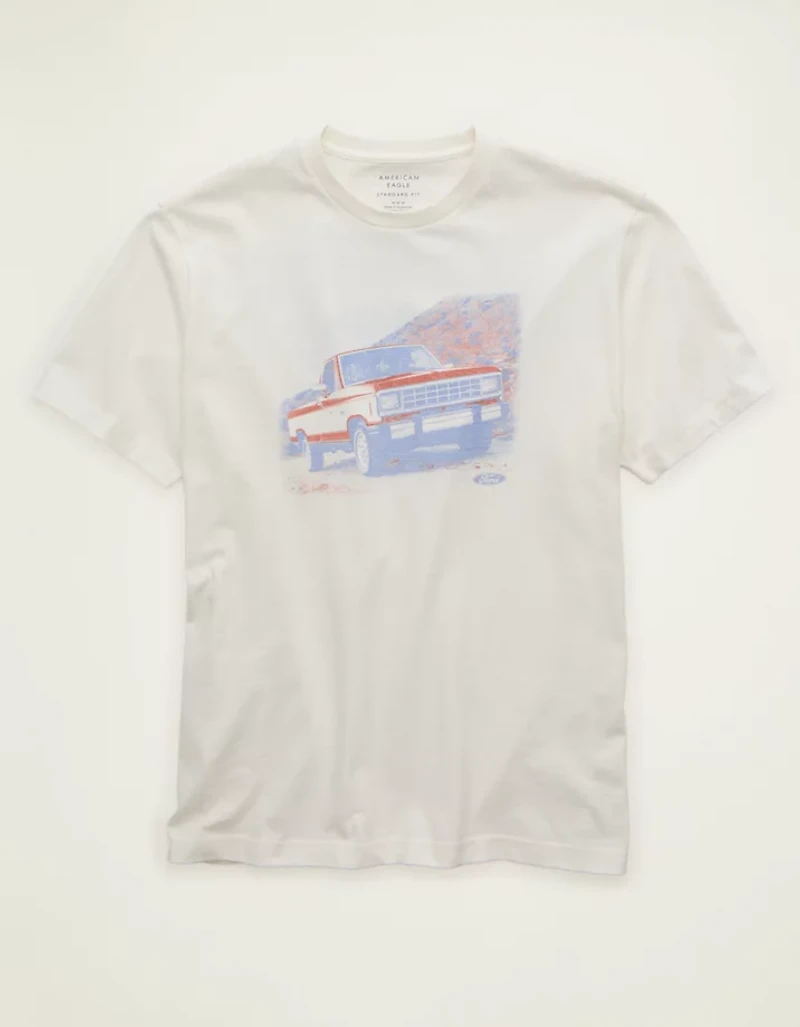 T-shirt à image Ford coupe standard AE