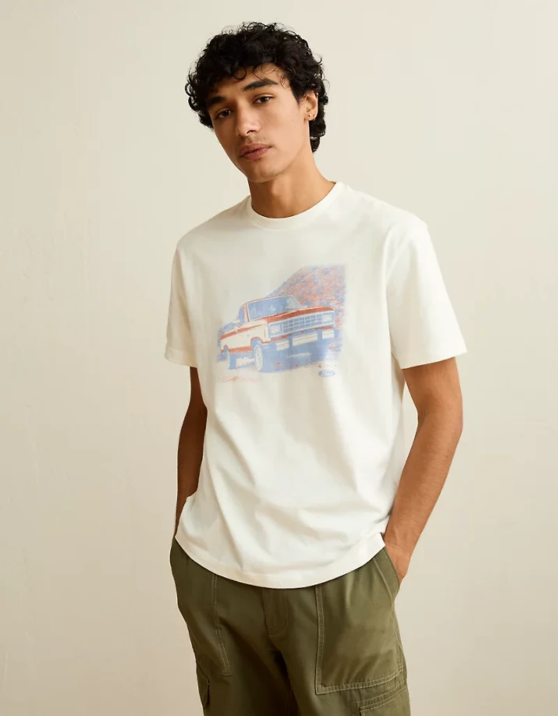 T-shirt à image Ford coupe standard AE